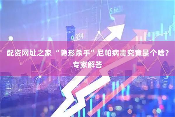 配资网址之家 “隐形杀手”尼帕病毒究竟是个啥？专家解答